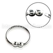 nrs33 nose hoop silver 925 nose