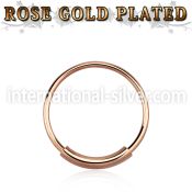 ns02rs nose hoop silver 925 nose