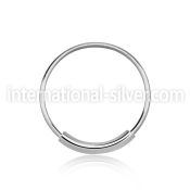 ns03 nose hoop silver 925 nose