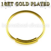 ns03rg nose hoop silver 925 nose