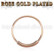 ns03rs nose hoop silver 925 nose