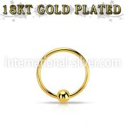 ns05rg nose hoop silver 925 nose