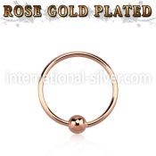 ns05rs nose hoop silver 925 nose