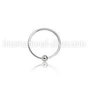 ns06 nose hoop silver 925 nose