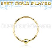 ns06rg nose hoop silver 925 nose