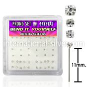 nybxpbc bend it to fit nose studs silver 925 nose
