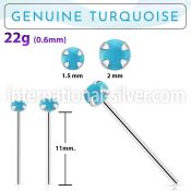 nypge7 bend it to fit nose studs silver 925 nose