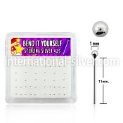 nysv1bx bend it to fit nose studs silver 925 nose