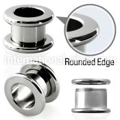 rfpg tunnels gauges surgical steel 316l ear lobe
