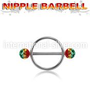 rfrnpe5 straight barbells surgical steel 316l nipple