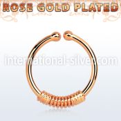 rssep12k fake illusion body jewelry silver 925 septum