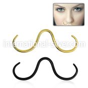 septm straight barbells anodized surgical steel 316l septum