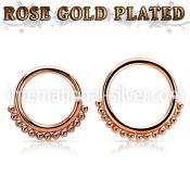 septtn seamless   segment rings anodized surgical steel 316l septum