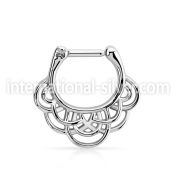 sepv16 straight barbells surgical steel 316l septum
