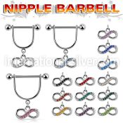 snpod19 straight barbells surgical steel 316l nipple