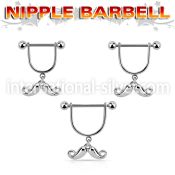 snpod6 straight barbells surgical steel 316l nipple