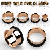 sttpg tunnels gauges anodized surgical steel 316l ear lobe