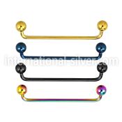 subta surface piercing anodized surgical steel 316l surface piercings