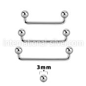 sudb3 surface piercing surgical steel 316l surface piercings