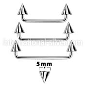 sudcn5 surface piercing surgical steel 316l surface piercings