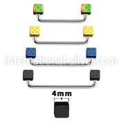 suddt4 surface piercing anodized surgical steel 316l surface piercings