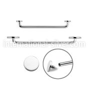 sudie straight barbells surgical steel 316l surface piercings