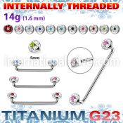 sudtaf5b straight barbells surgical steel 316l surface piercings