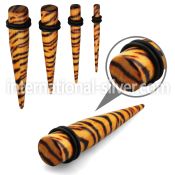 tpadr tapers acrylic body jewelry ear lobe