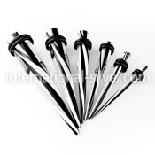 tpve tapers acrylic body jewelry ear lobe