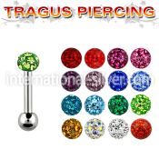 trg7 straight barbells surgical steel 316l tragus