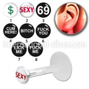 trgl4 labrets lip rings bioflex ptfe tragus