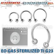ublk474 horseshoes titanium g23 implant grade belly button