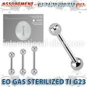 ublk481 straight barbells titanium g23 implant grade eyebrow