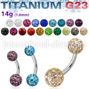 ubnfr56 belly rings titanium g23 implant grade belly button