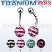 ubnfr8d belly rings titanium g23 implant grade belly button