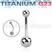 ubns belly rings titanium g23 implant grade belly button