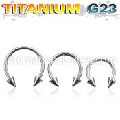 ucbecn horseshoes titanium g23 implant grade belly button