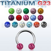 ucbfr5 horseshoes titanium g23 implant grade belly button