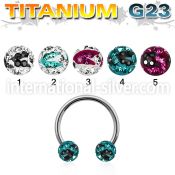 ucbfr6c horseshoes titanium g23 implant grade ear lobe