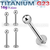 ulbb3 labrets lip rings titanium g23 implant grade labrets chin