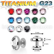 usdf5 dermals titanium g23 implant grade surface piercings