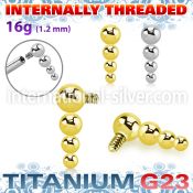 ush5in titanium four bead balls descending top