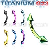 utbnen25 micro curved barbells anodized titanium g23 implant grade eyebrow