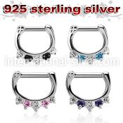 vsepqx14 straight barbells silver 925 septum