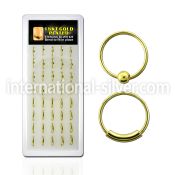 x18gnh nose hoop silver 925 nose