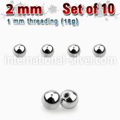 xbal2 loose body jewelry parts surgical steel 316l 