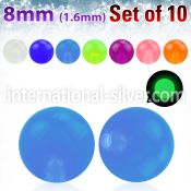 xglb8 loose body jewelry parts acrylic body jewelry belly button