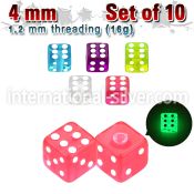 xgldi4s loose body jewelry parts acrylic body jewelry 