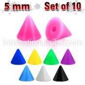 xsacn5 loose body jewelry parts acrylic body jewelry belly button