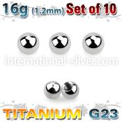 xubal25 loose body jewelry parts titanium g23 implant grade eyebrow